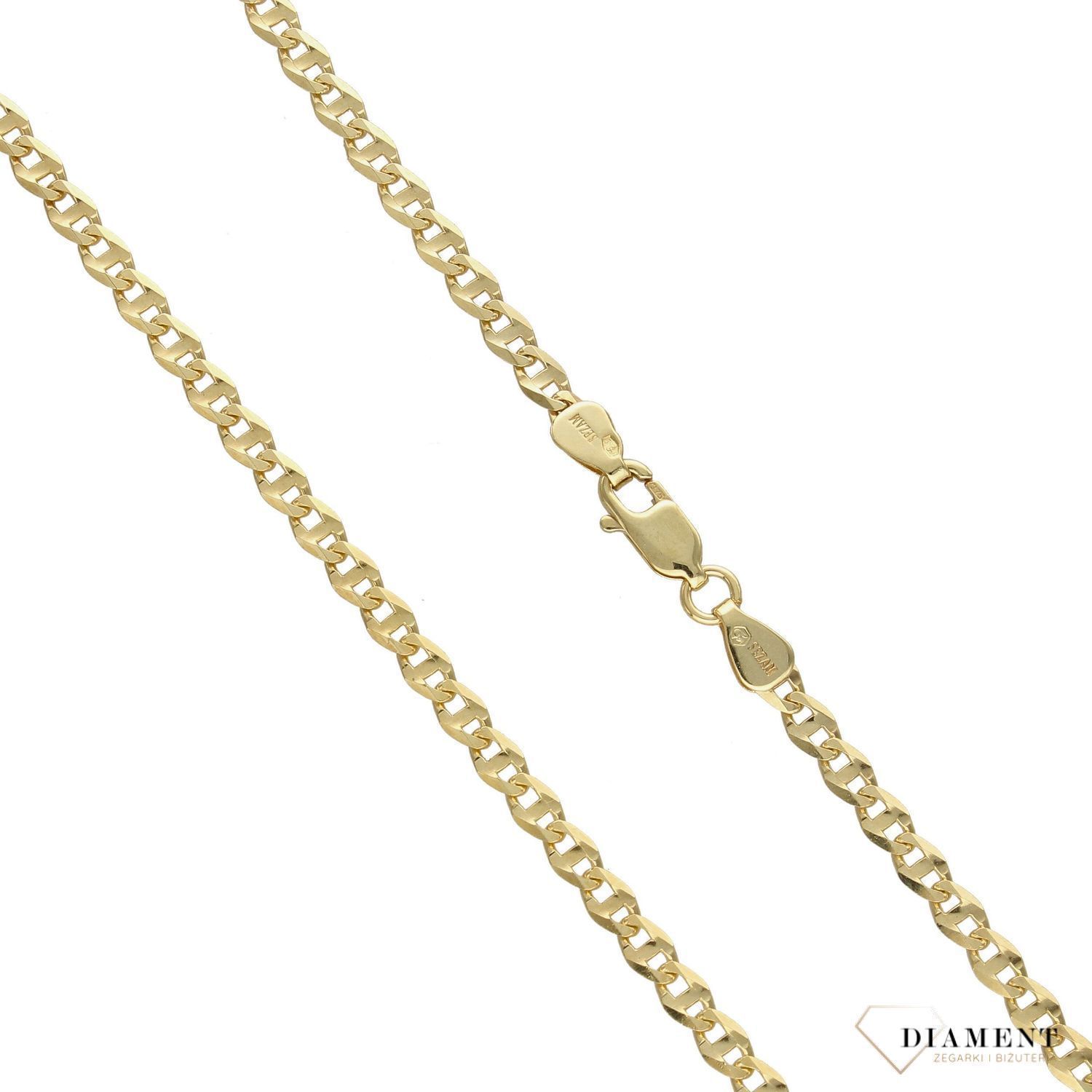 Złoty łańcuszek 333 o splocie Marina Gucci 4 mm DIA-LAN-FPBCGDE 080-333 4mm. Klasyczny i uniwersalny łańcuszek o splocie Marina Gucci (1).jpg